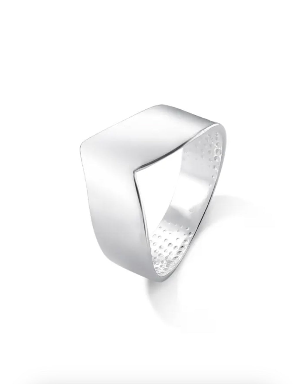 bague minimaliste en argent 925 pour femme, bijou intemporel fait main
