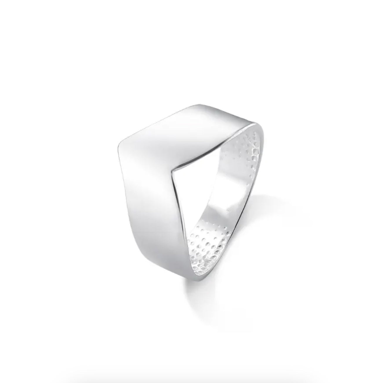 bague minimaliste en argent 925 pour femme, bijou intemporel fait main