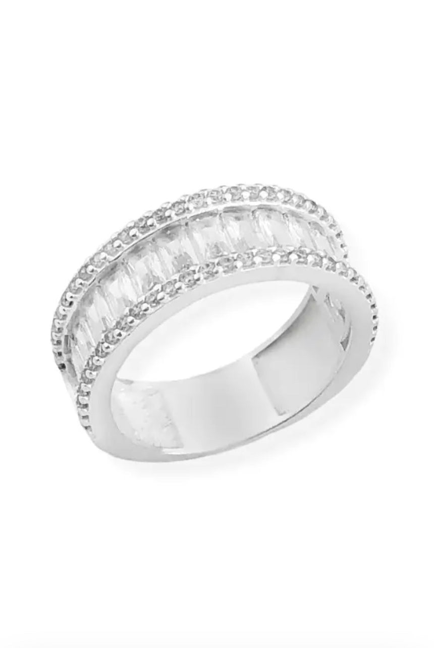bague argent 925 femme sertie zirconium, bijou élégant artisanal
