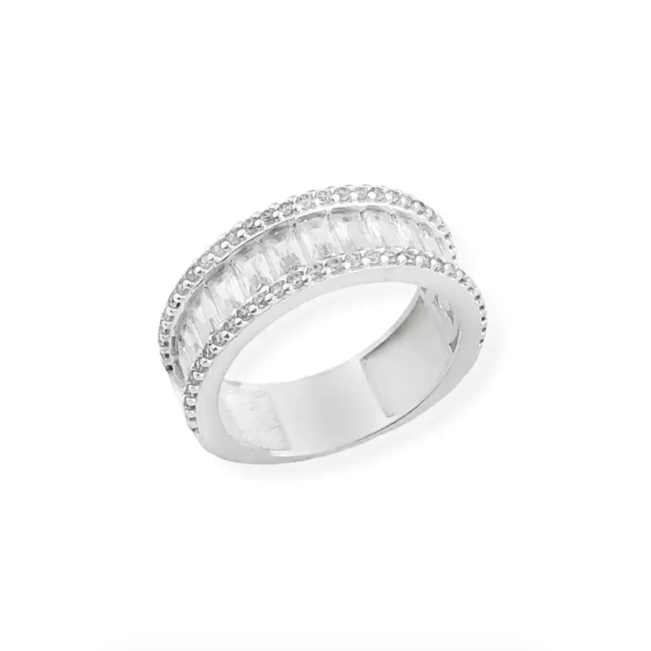 bague argent 925 femme sertie zirconium, bijou élégant artisanal