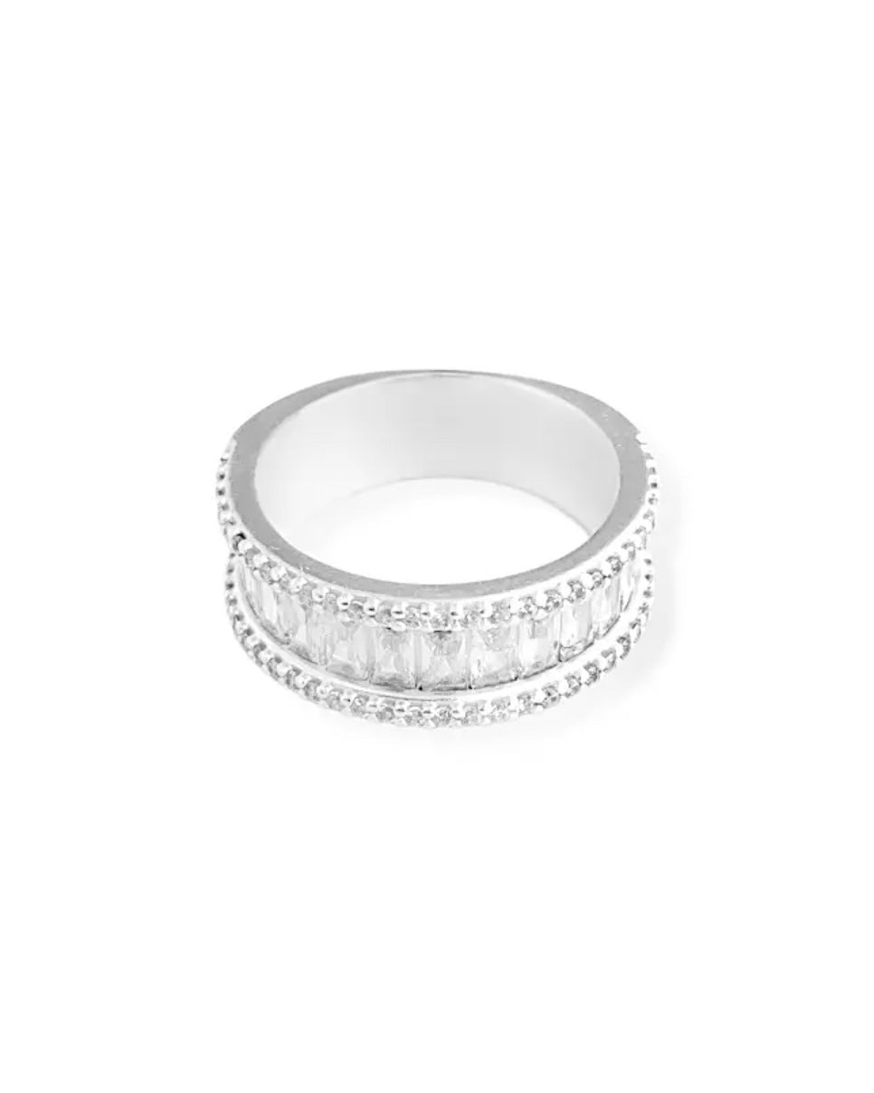bague argent 925 femme sertie zirconium, bijou élégant artisanal