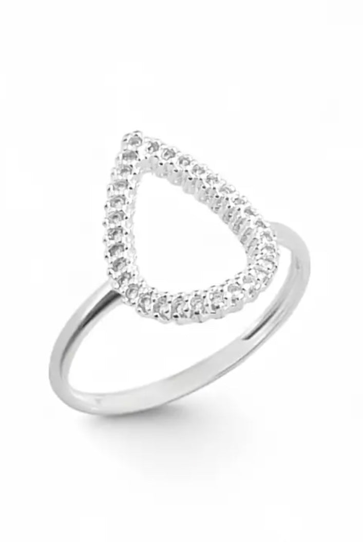 bague argent 925 femme sertie zirconium, bijou élégant artisanal