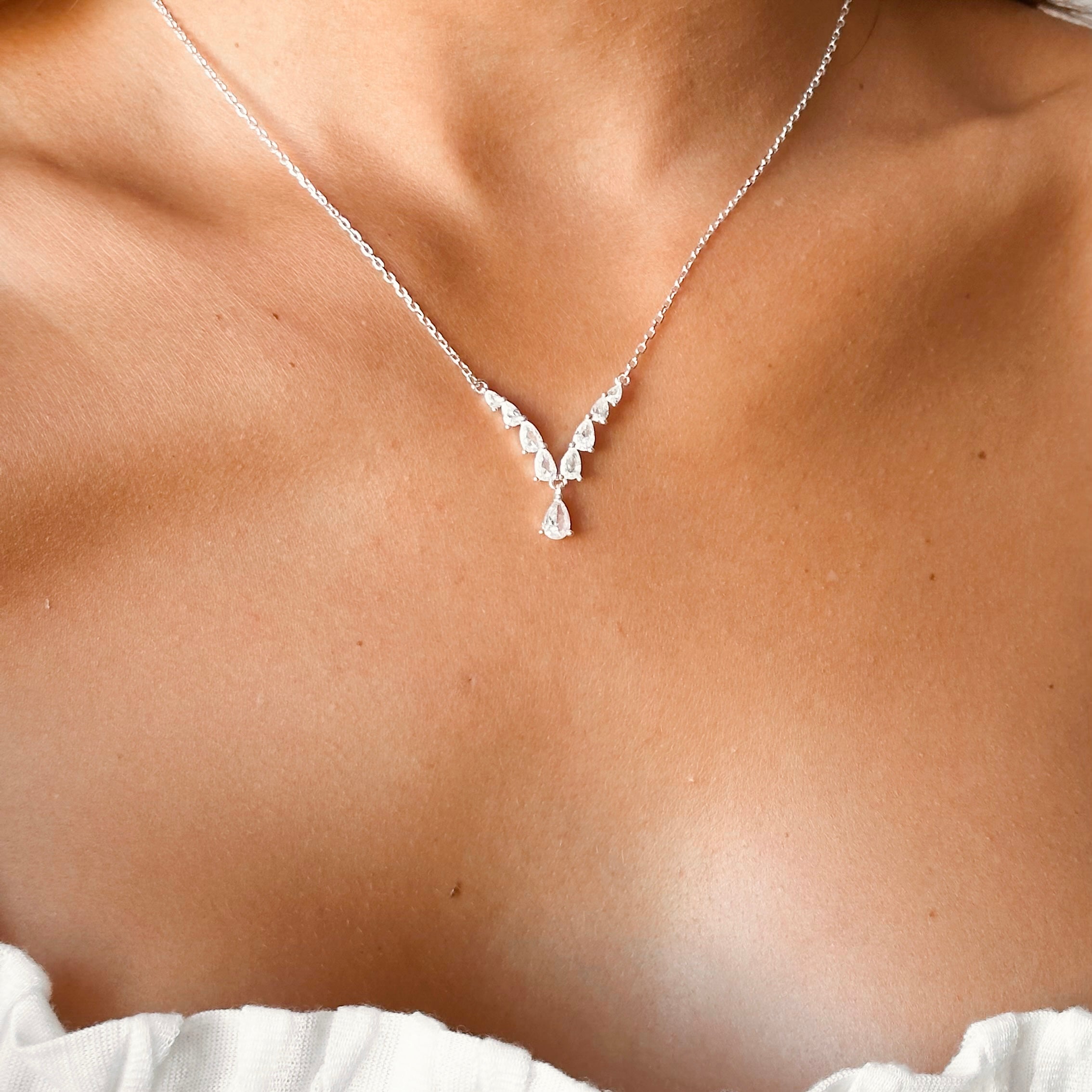 collier femme argent 925 élégant et intemporel, bijou artisanal fabriqué au Brésil