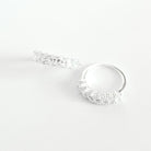 bague argent 925 femme sertie zirconium, bijou élégant artisanal