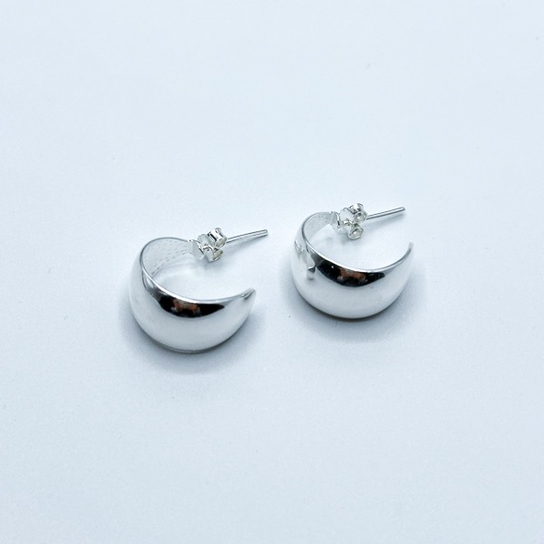 Boucles d'oreilles Éclats Circulaires en argent 925.