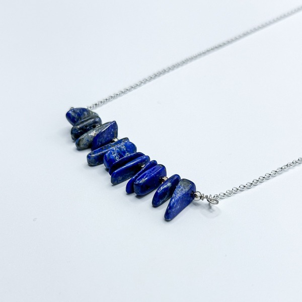 Collier Lapis Lazuli en Argent 925 pour femmes