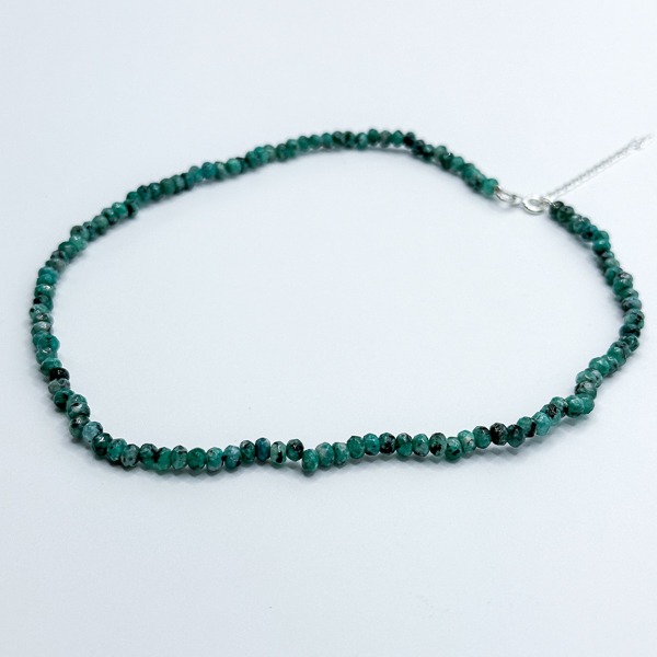 Collier Jade Vert en Argent 925 pour femmes