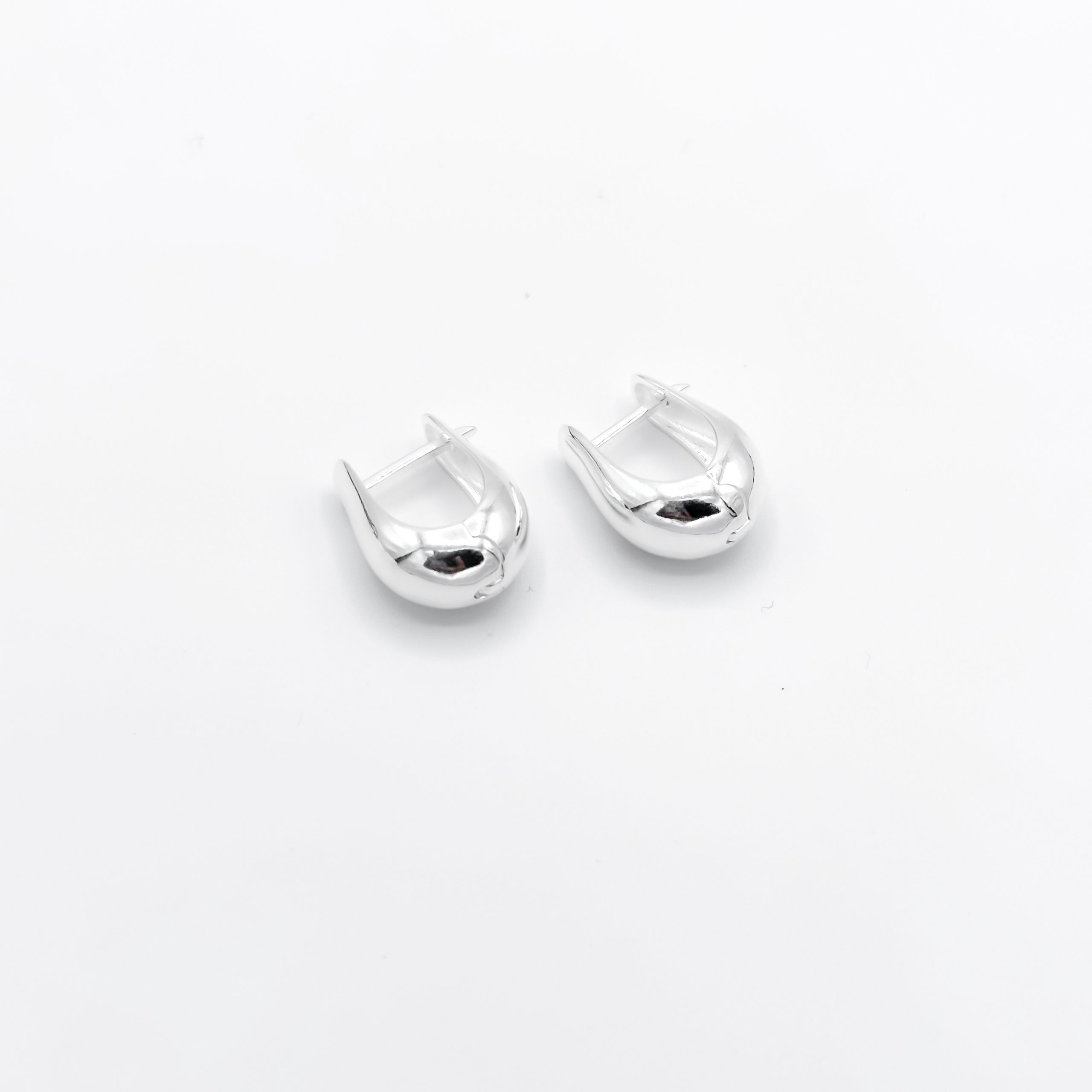 Boucles d'Oreilles Volumineuses Sublimes en argent 925