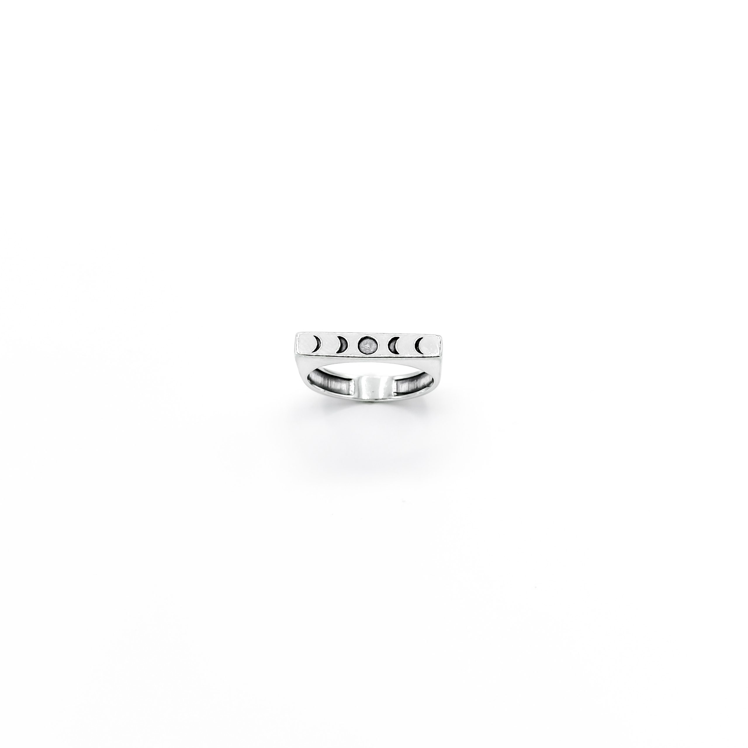 Bague Phases Lunaires en Argent 925