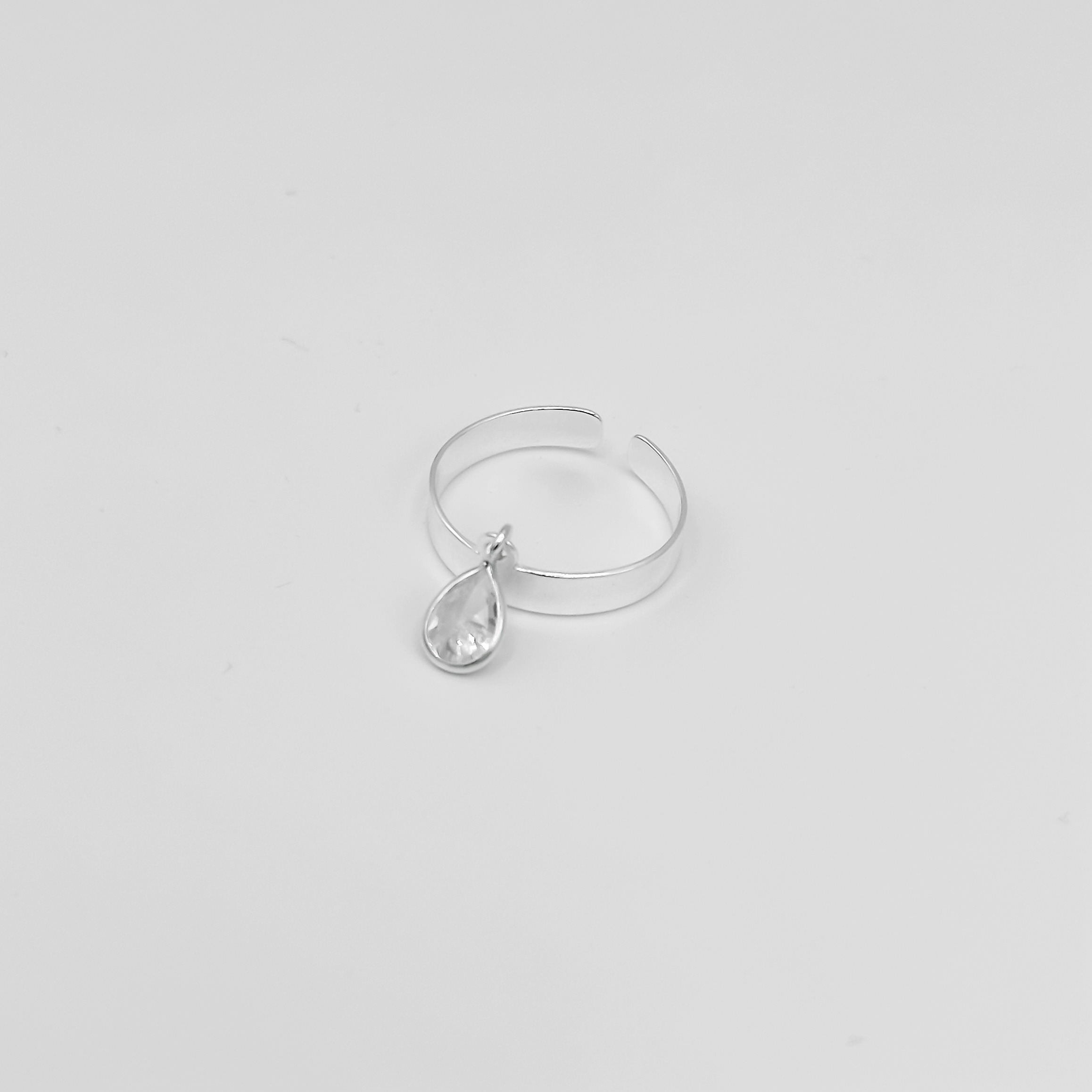 Bague Goutte en argent 925