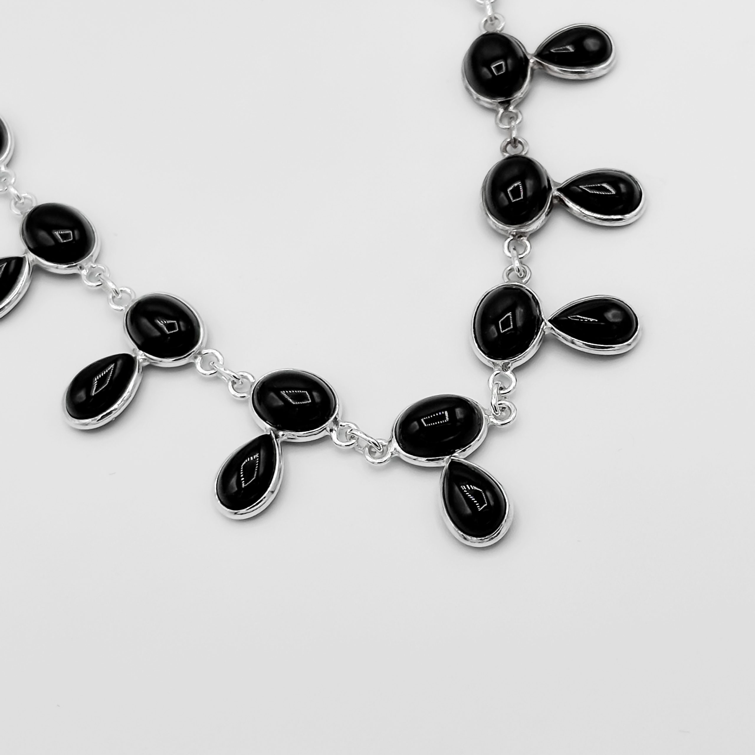 Collier Essence d'Onyx en argent 925