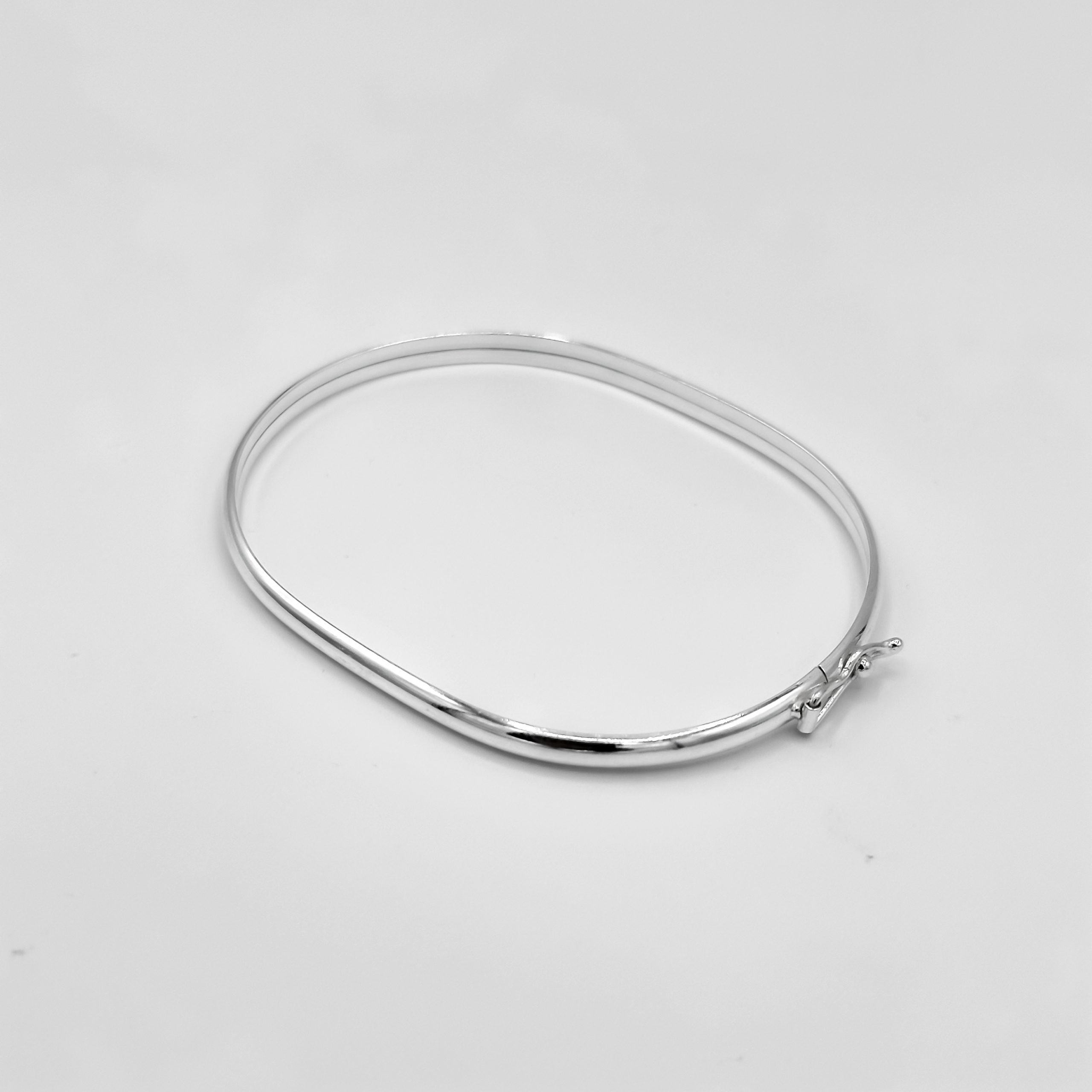 Bracelet Ovale Élégance Large en argent 925