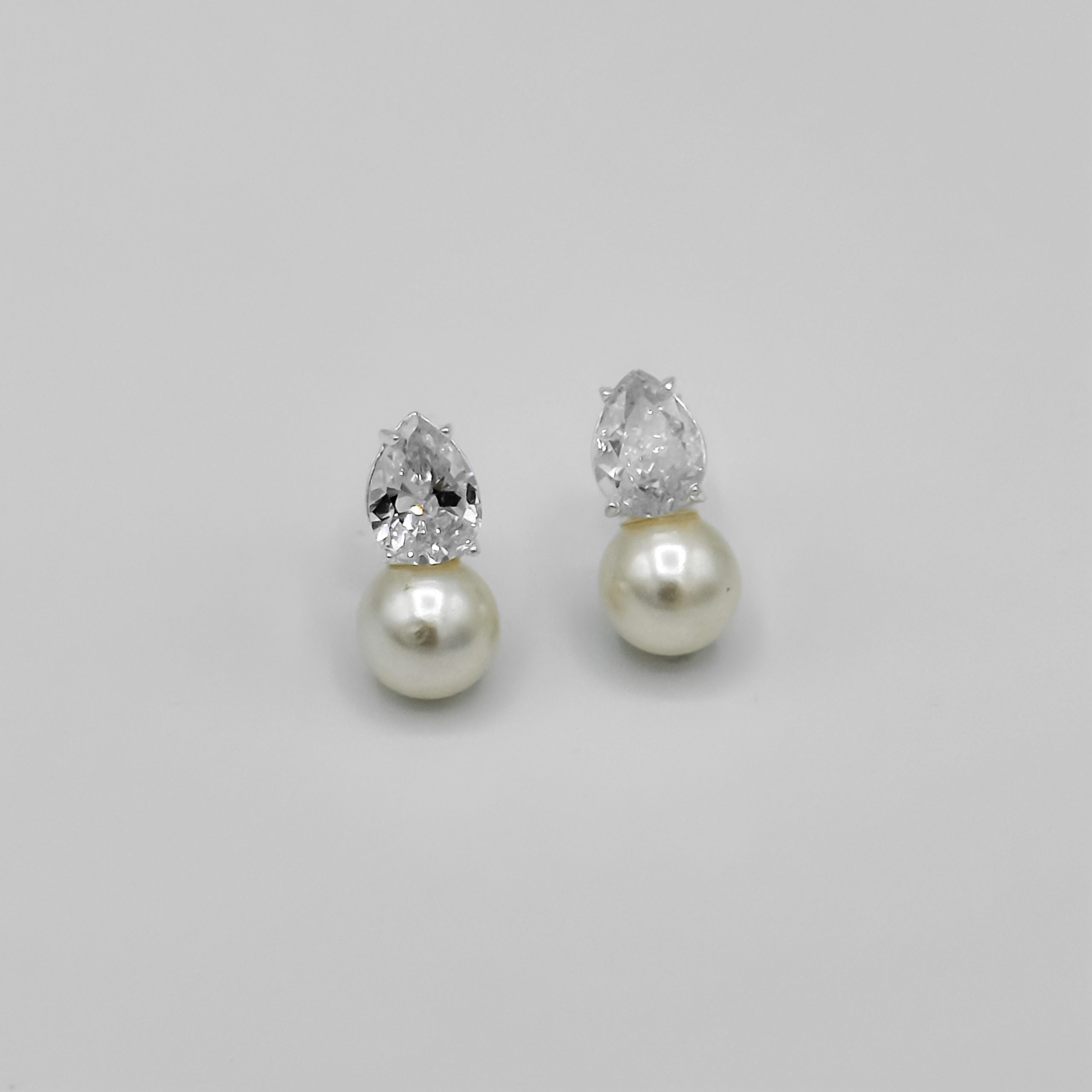 Boucles d'oreilles Reflet de Perle en argent 925