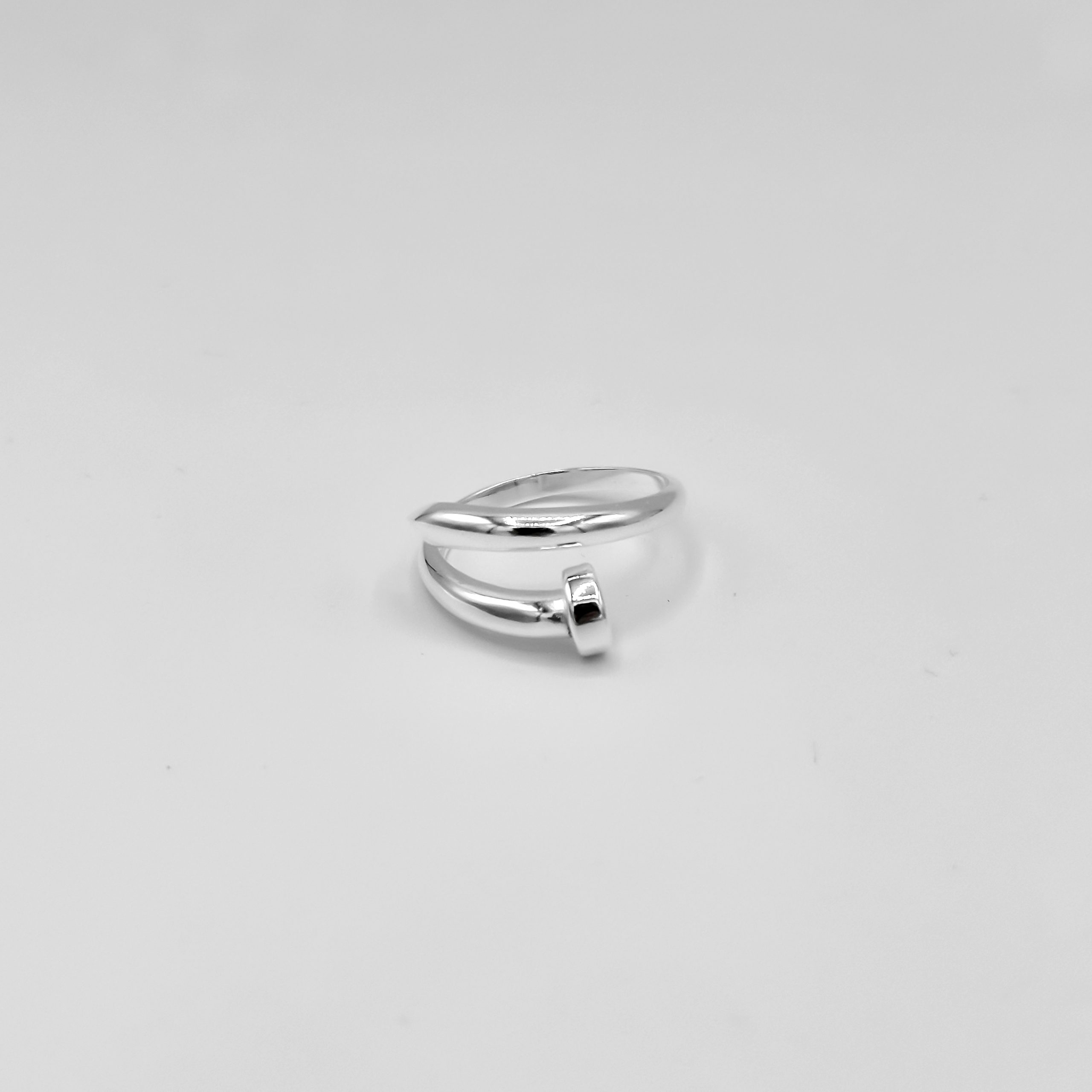 Bague Clous Réglable en argent 925